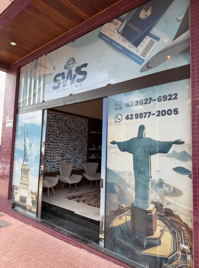 Atendimento telefônico da SWS Viagens em Guarapuava PR