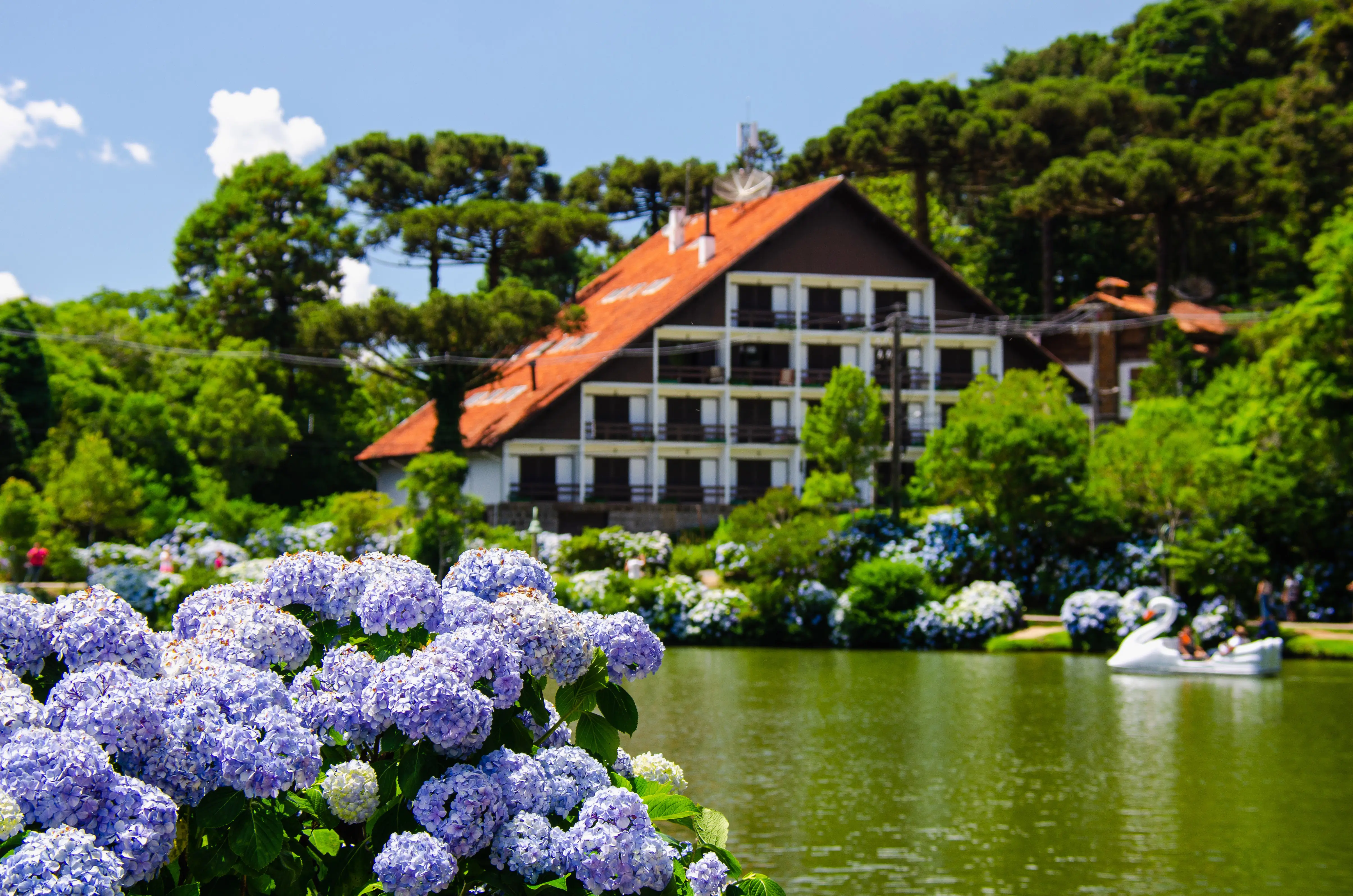 Turismo em Gramado no Lago Negro — Serra Gaúcha Rio Grande do Sul